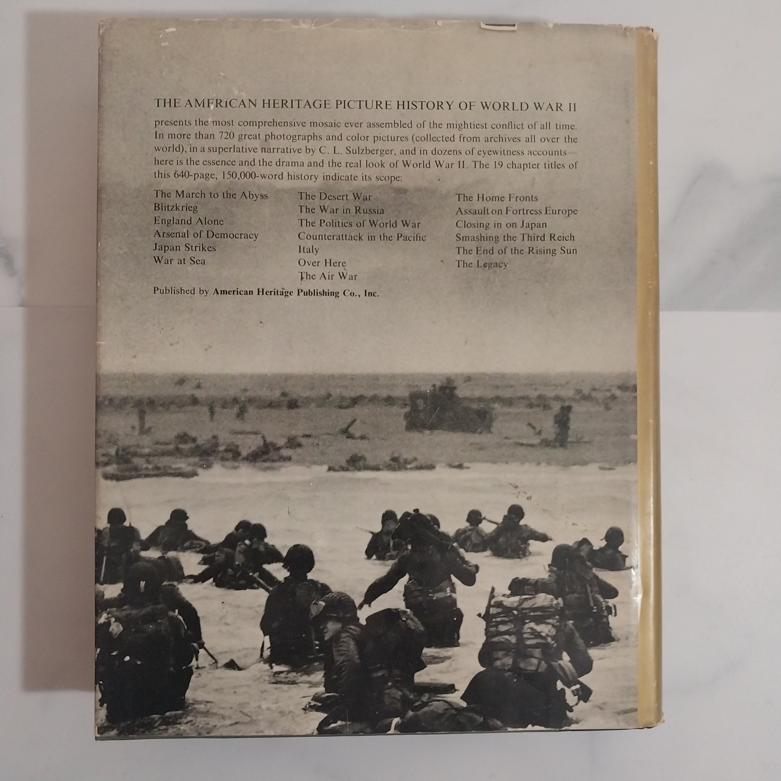 American Heritage Picture History of World War 2 hardcover 1966