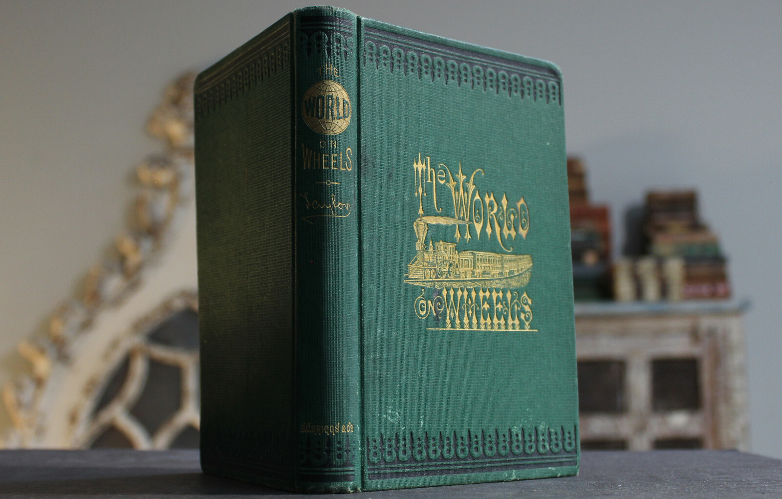 Rare Antique Old Book Insights on Travel in Late 19th Century 1875 Scarce Work