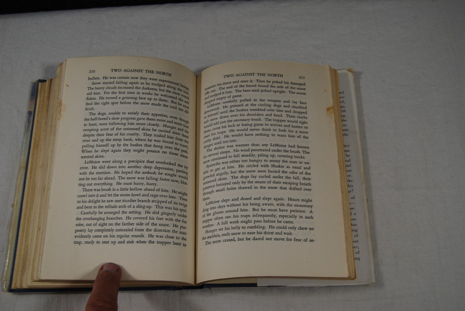 Two Against the North Bertrand Shurtleff 1949 First Edition w/ Dust Jacket