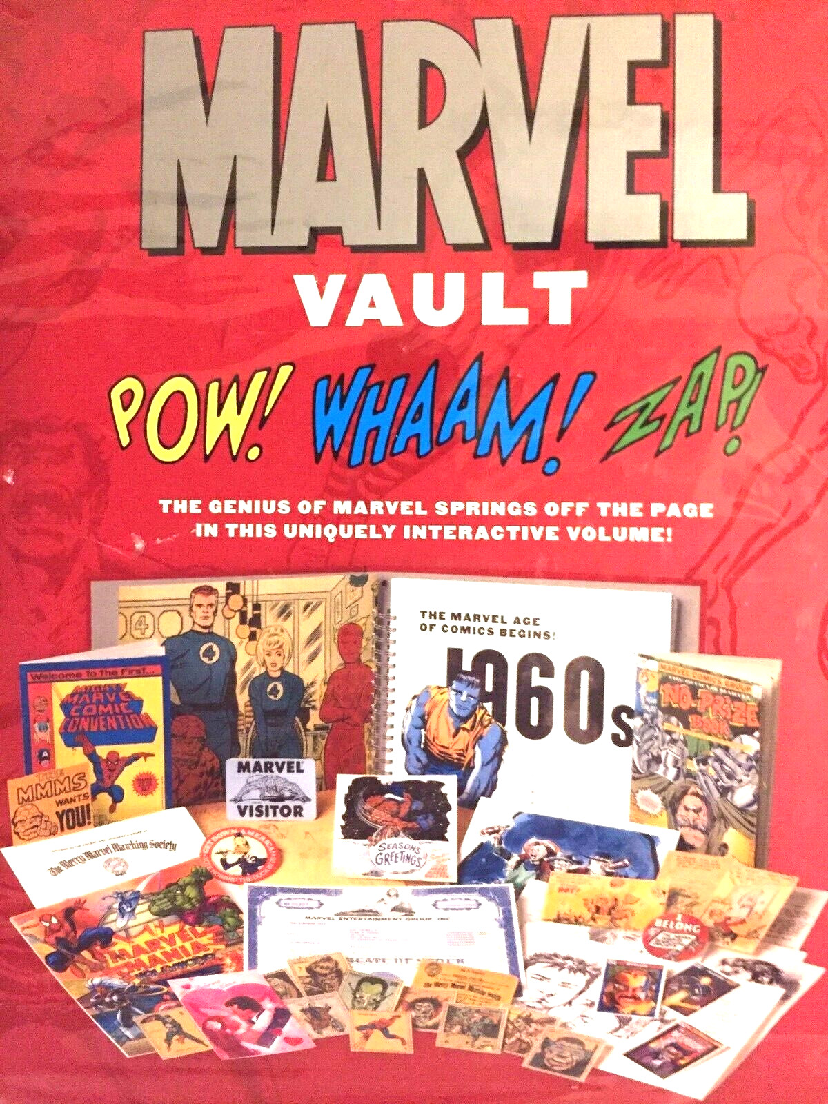 THE MARVEL VAULT ~MUSEUM IN A BOX~ 2007~RARE COLLECTIBLES~Hardcover~New~ Sealed