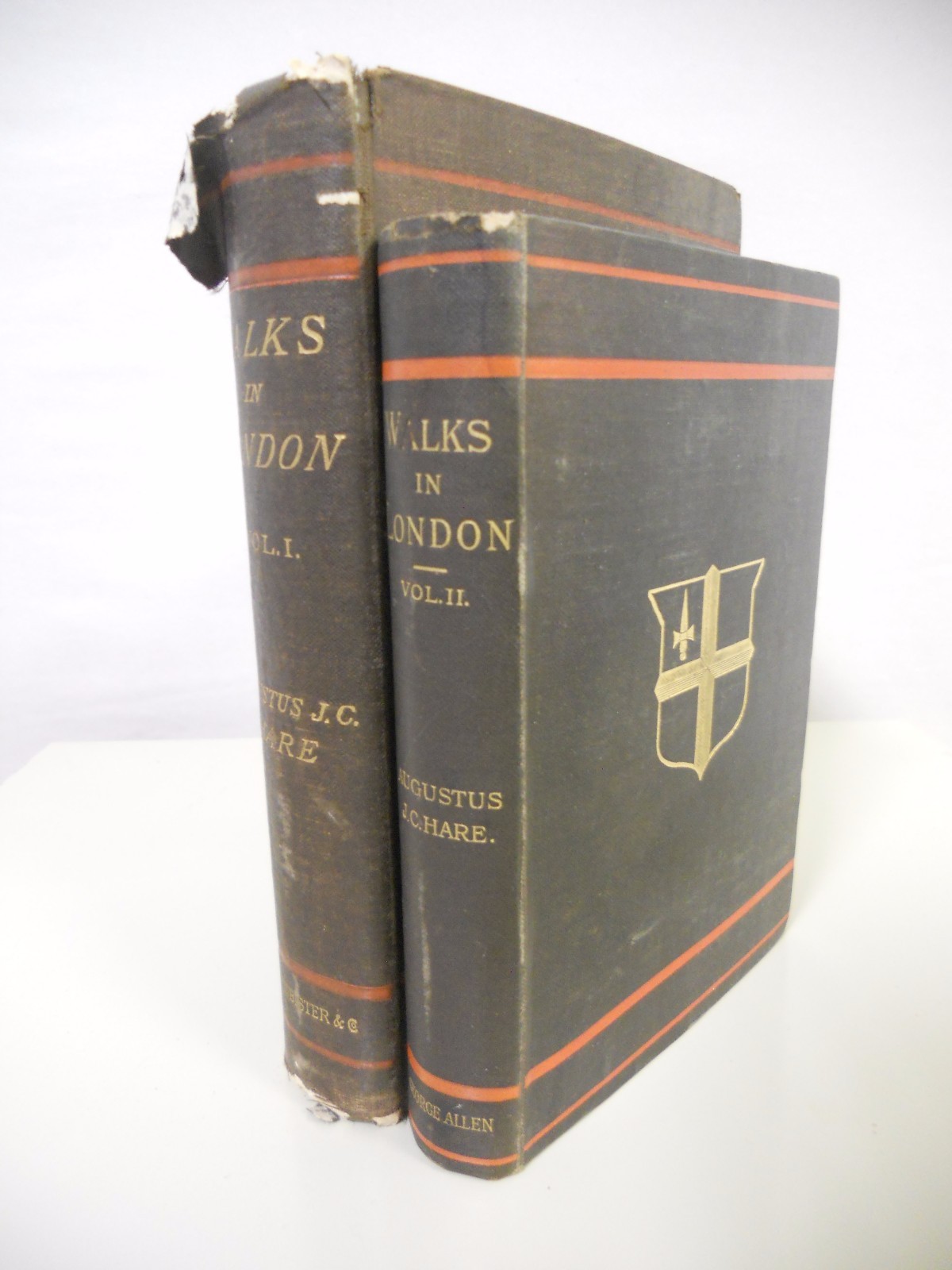 Augustus J.C. Hare – Walks In London – In Two Volumes – First Edition
