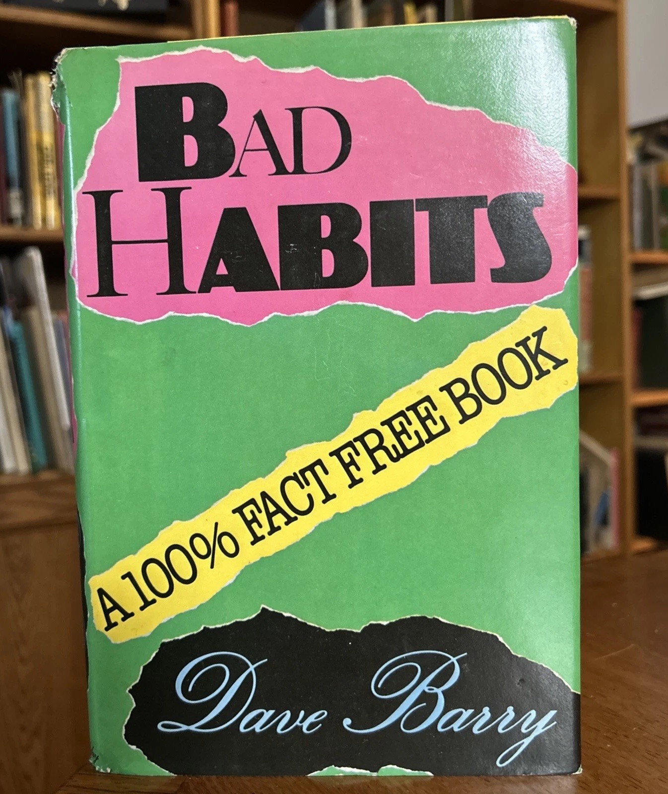 Bad Habits By Dave Barry 1983 First Edition HCDJ HTF
