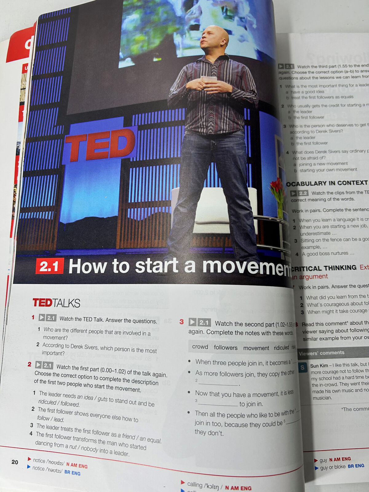 TED Talks Keynote Intermediate Student Book ESL English Textbook National Geo