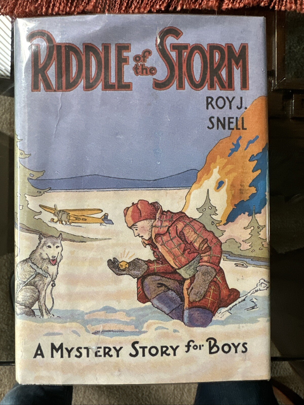 1932 – Riddle of the Storm By Roy J. Snell – Collectors 1st Edition, HC Repro-DJ