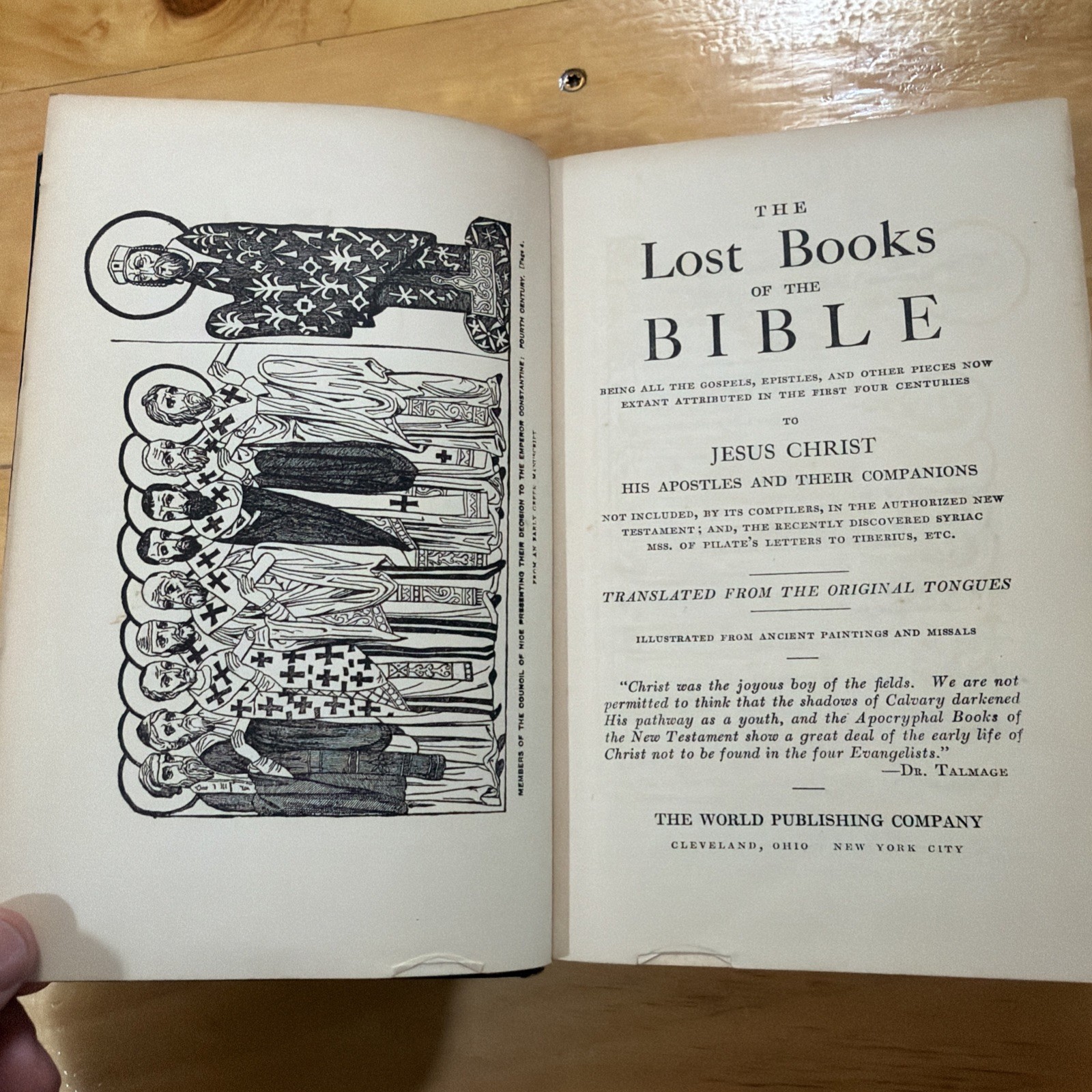 The Lost Books of the Bible and the Forgotten Books of Eden 1926 15th Prntg, HC