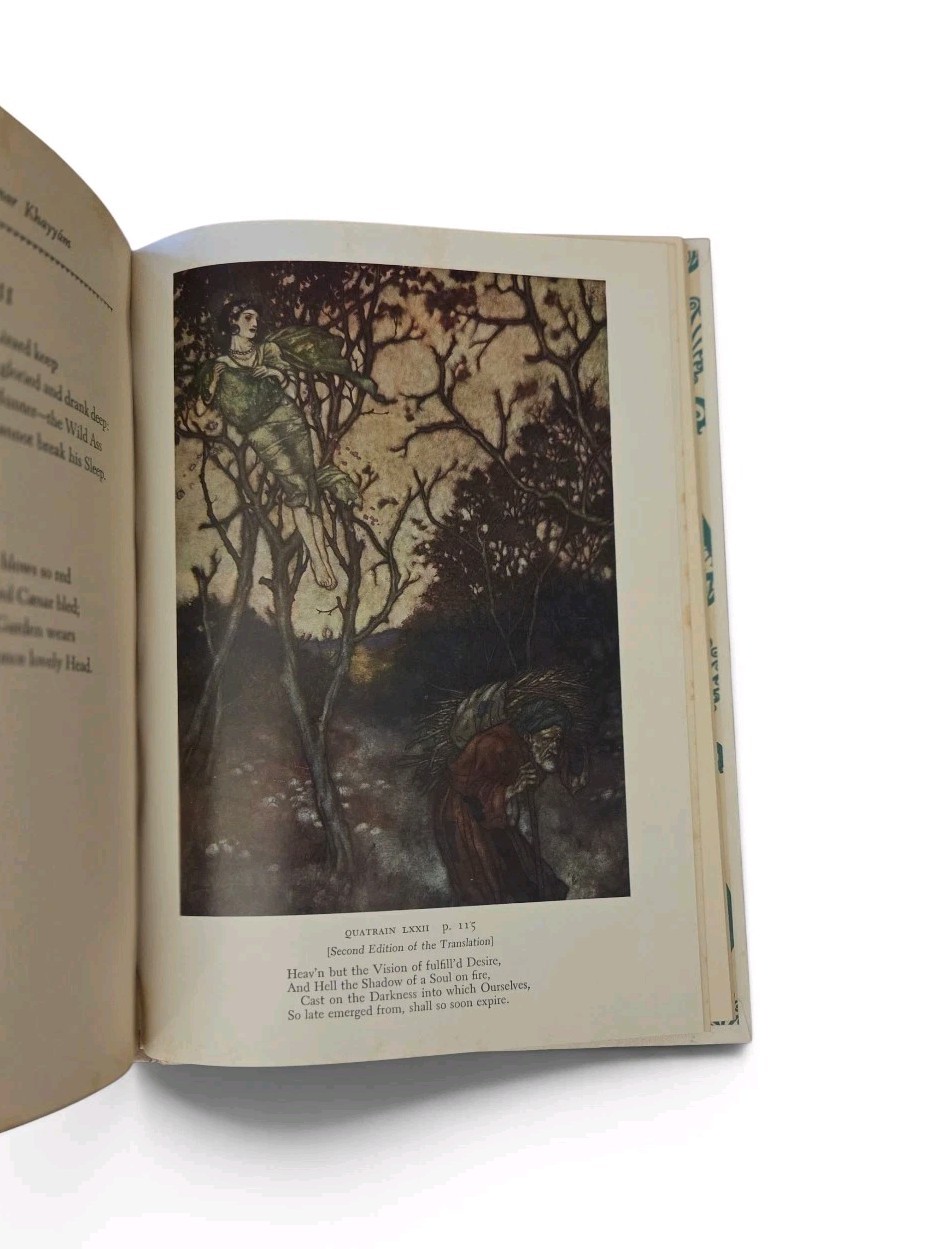 Vintage Rubaiyat Of Omar Khayyam Edmund Dulac Illustrated Hardcover Garden City