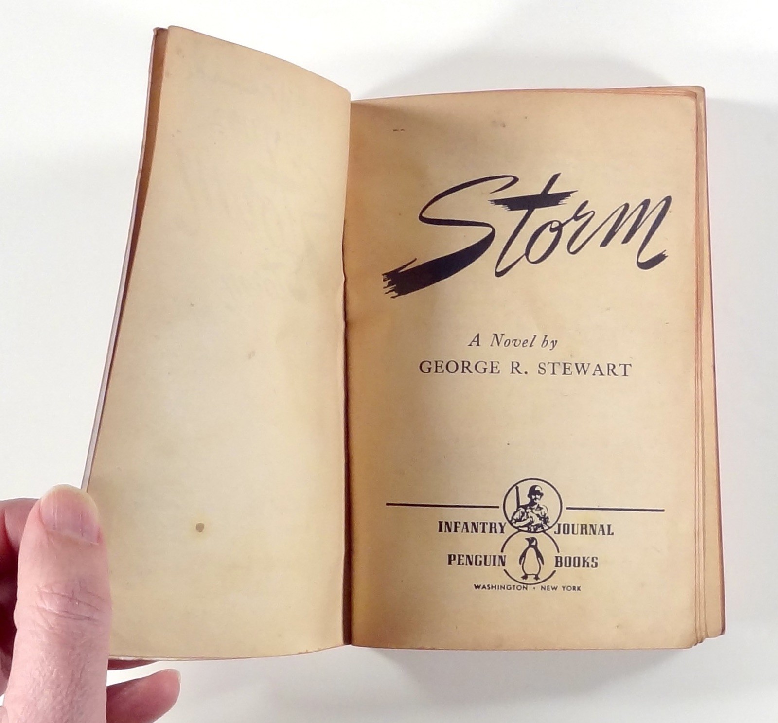 1944 Fighting Forces #S238 STORM: A Novel PENGUIN Infantry Journal MASS MARKET