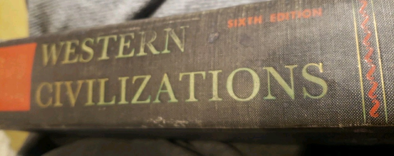 Antique 1963Western Civilizations Their History And Their Culture 6th Edition