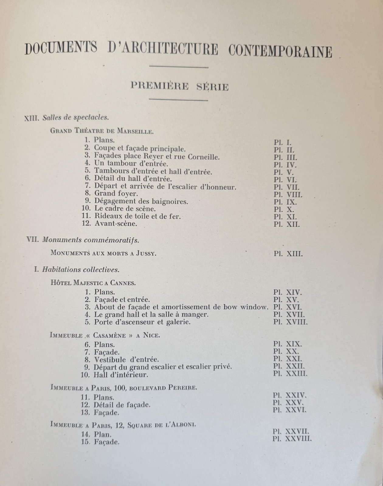 Leon Azema Documents D’Architecture Contemporaine 1927 Full Set Paris A.Vincent