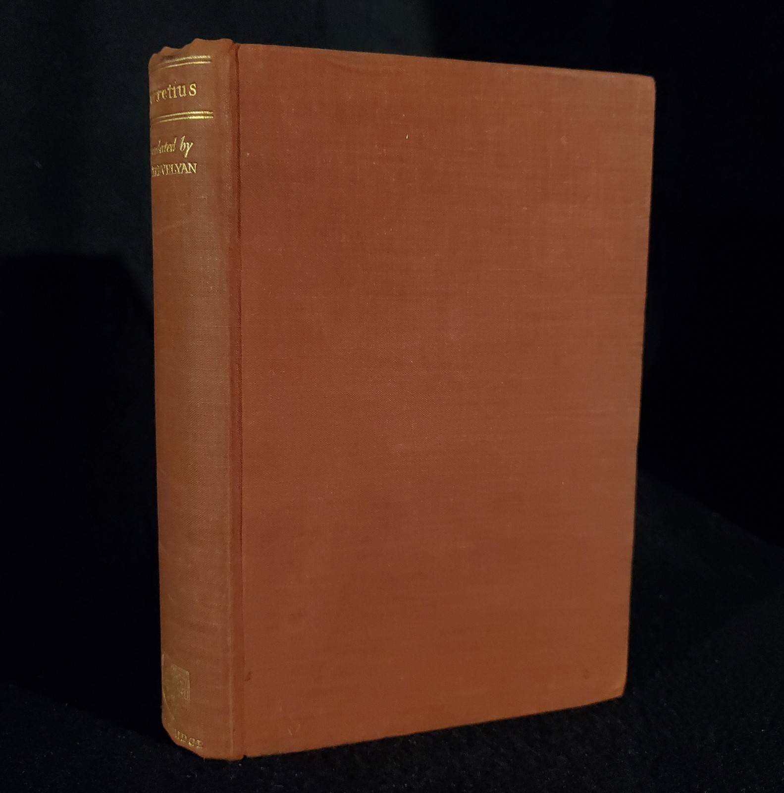 *SIGNED* Lucretius: De Rerum Natura – Translated by R. C. Trevelyan 1937