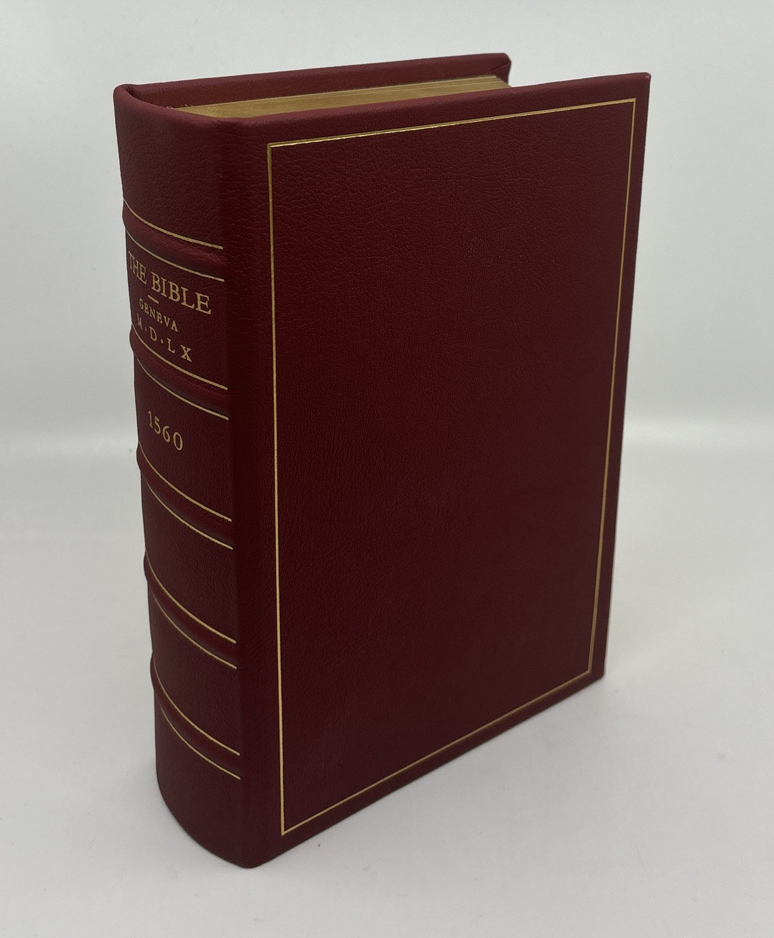 Geneva Bible of 1560 Leather Bound Fascimile Edition 2020 FINE