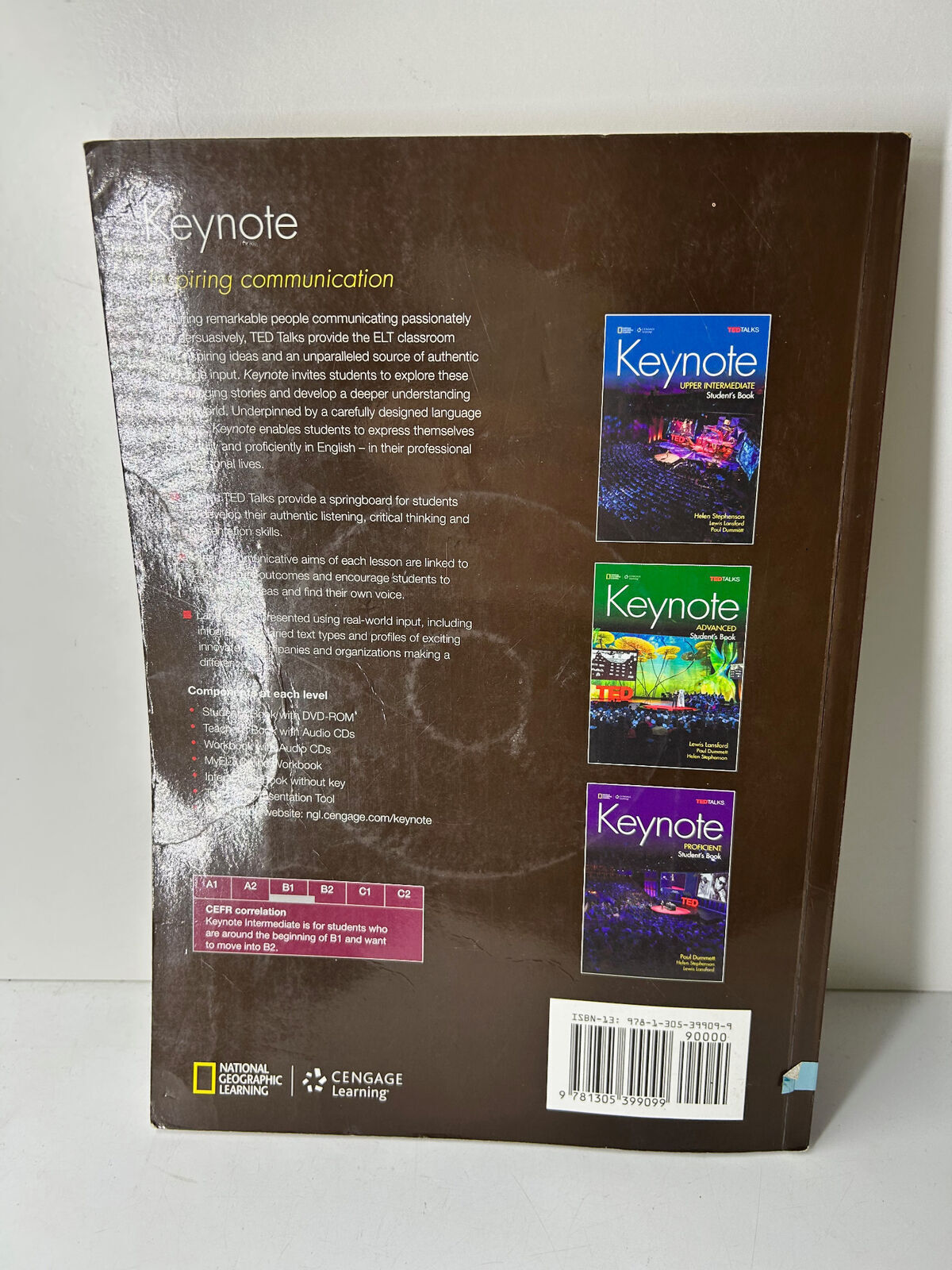 TED Talks Keynote Intermediate Student Book ESL English Textbook National Geo
