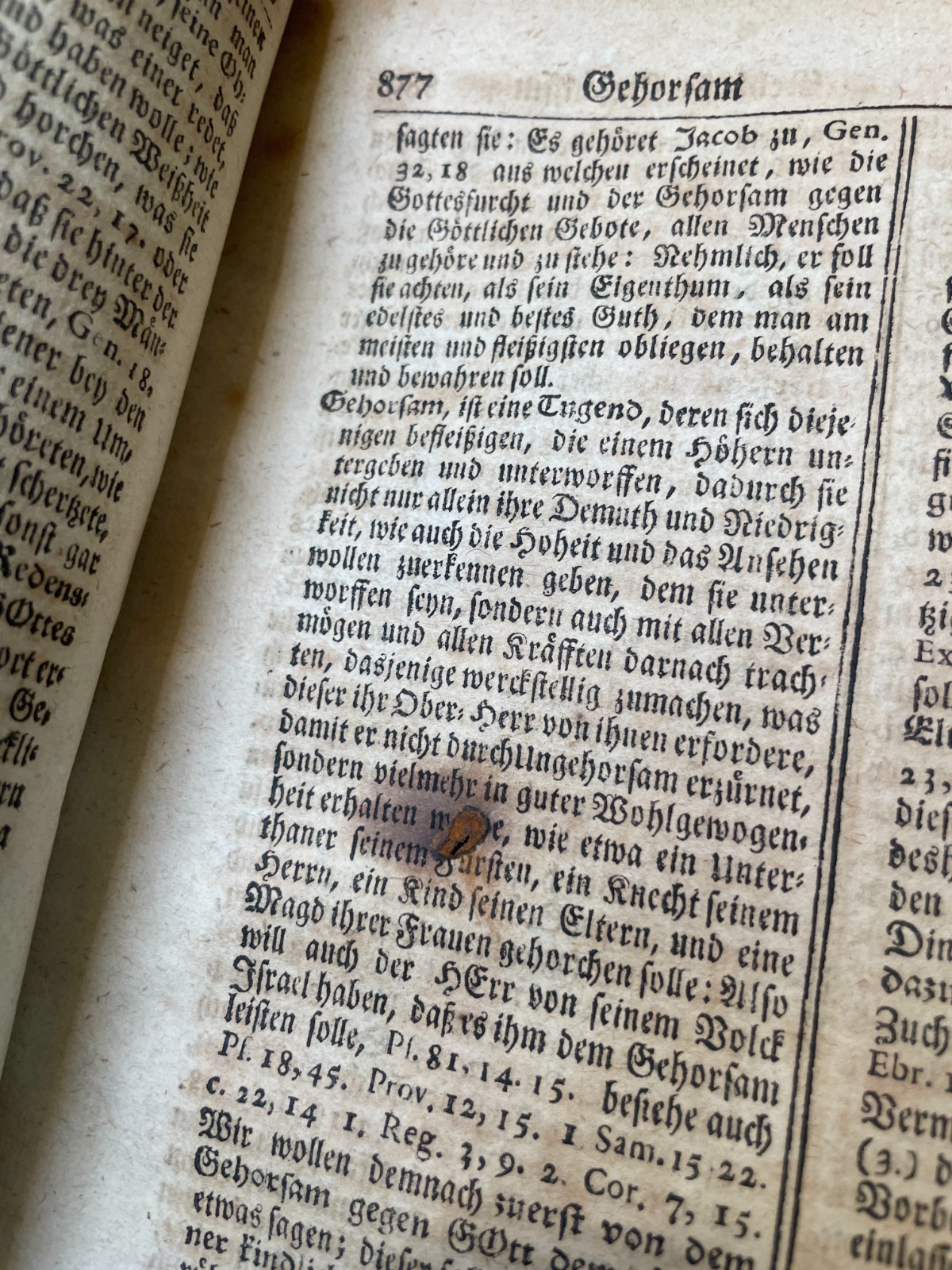 Biblical Real Lexicon Published by Conrad Stosseln 1715 Book, Vellum, German