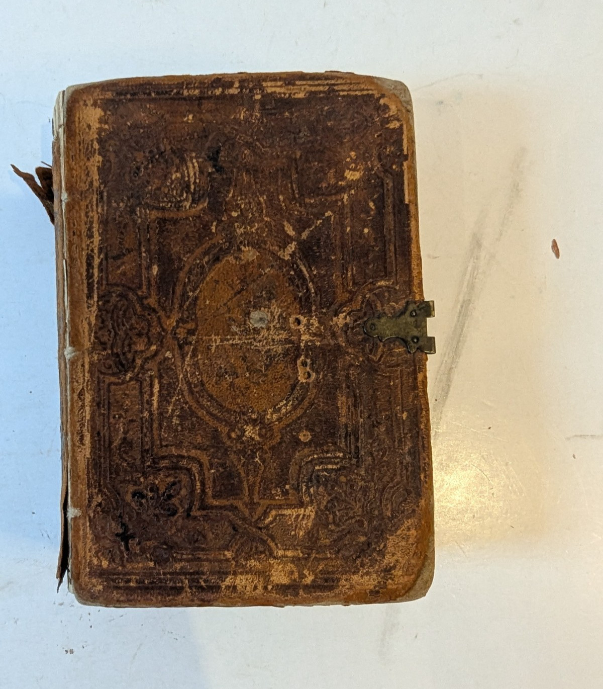 Antique Holy Bible Old and New Testament 1868 American Bible Society NY USA