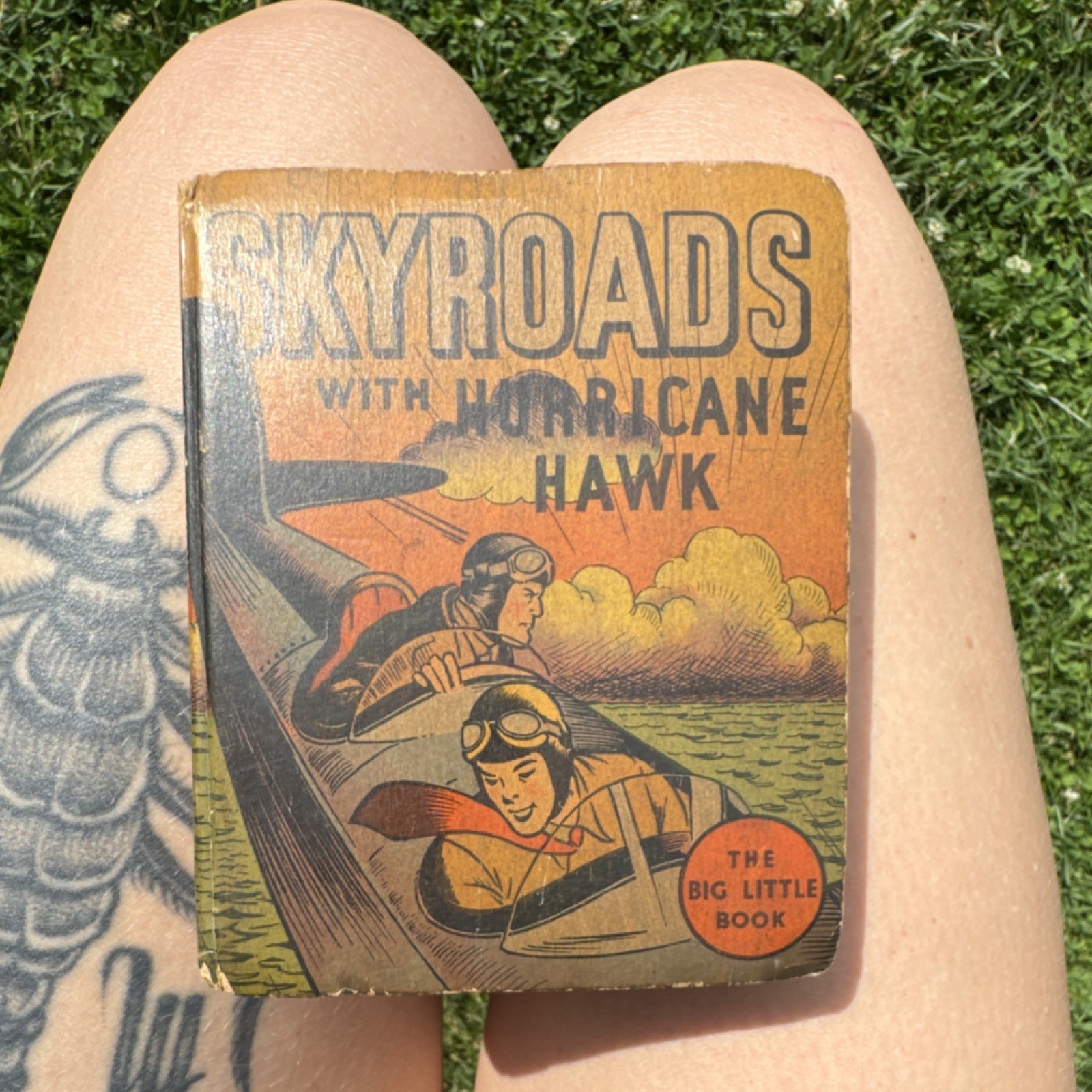 Lt. Dick Calkins Skyroads with Hurricane Hawk HC Illustrated – Whitman (1936)