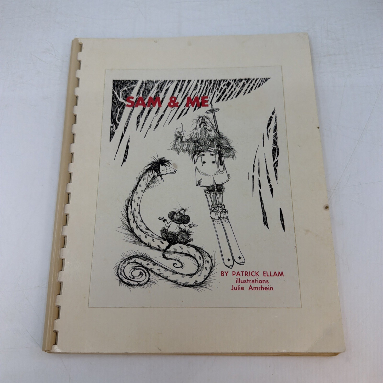 Sam & Me Patrick Ellam 1969 Illustrated Comb Bound Book Minim (AZ92)