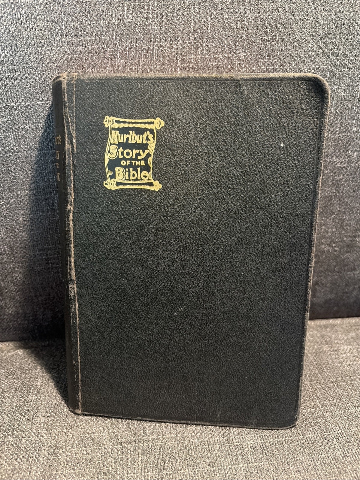 Hurlbut’s Story of the Bible 1932 Edition Black Faux Leather Illustrated