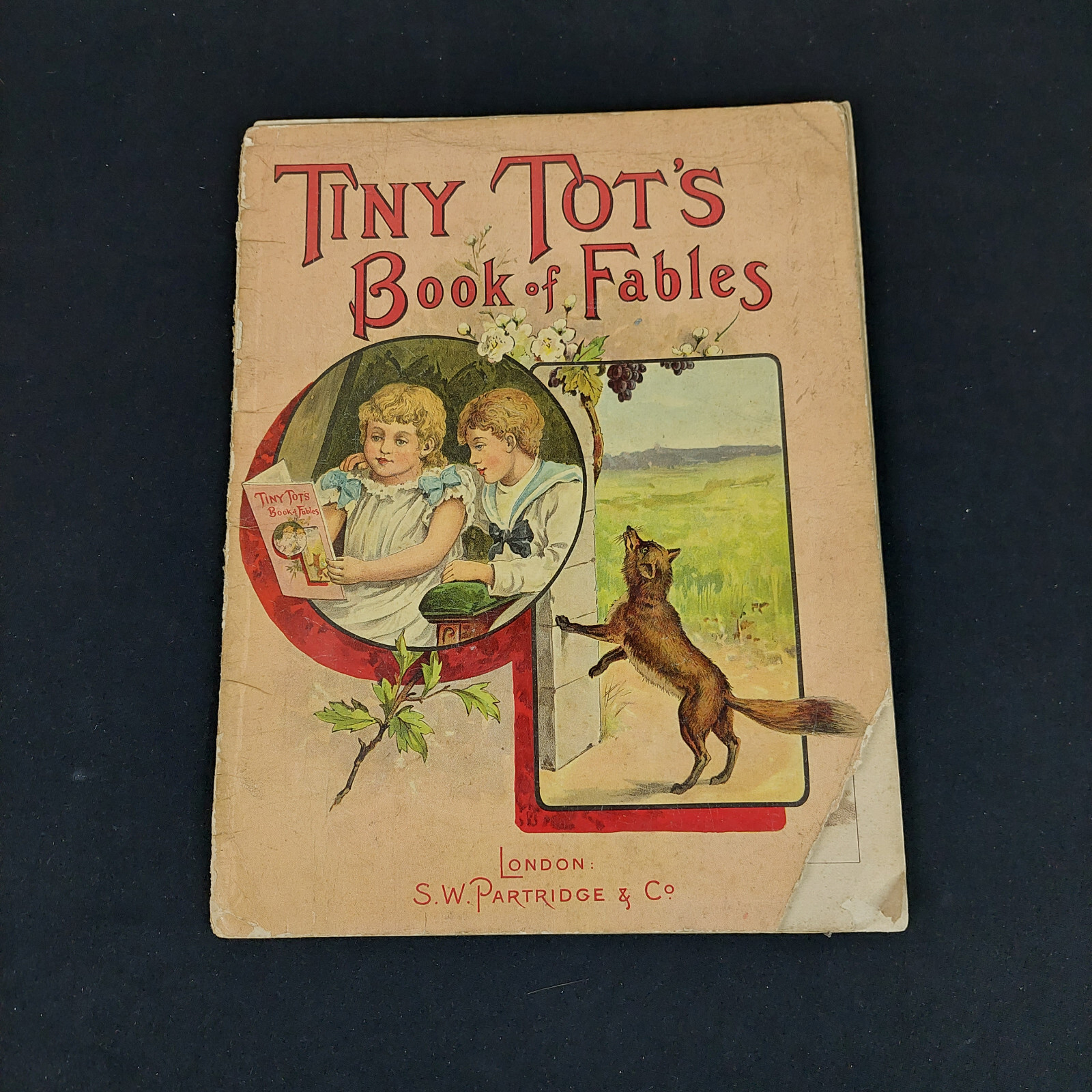 Tiny Tot’s Book of Fables, S. W. Partridge & Co. c1895. Beautifully colour illus