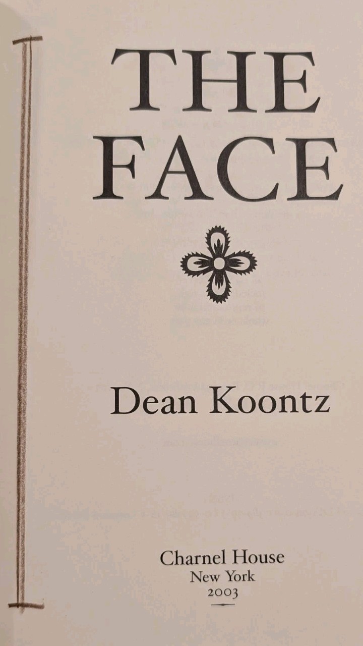*SIGNED X2* The Face (PUBLISHER’S COPY)