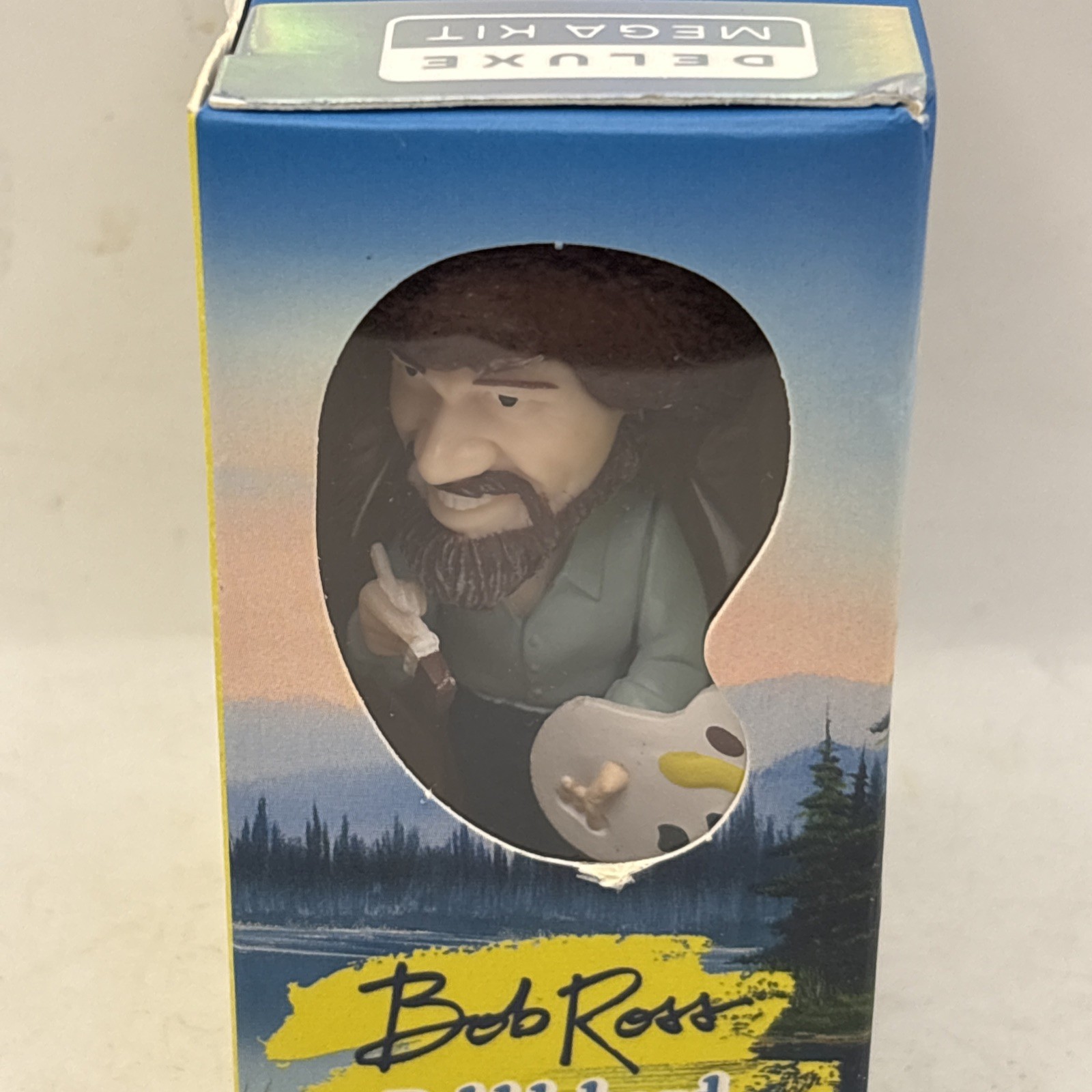Bob Ross Talking Bobblehead With Sound Deluxe Mega Kit Running Press New 4” Tall
