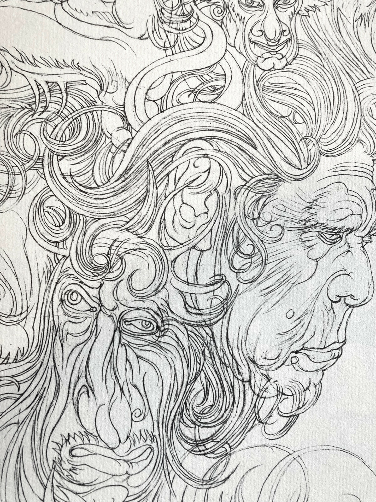 Austin Spare, Automatic Drawing, 1972, Limited Edition, Very Good Condition.