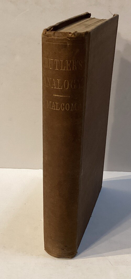 ANALOGY Of Religion REVEALED 2 DISSERTATIONS JOS BUTLER H MALCOM 1876 5th Ed HC