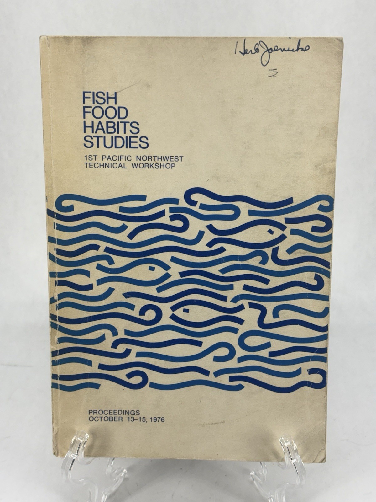 Fish Food Habits Studies 1st Pacific Northwest Workshop 1976 Fisheries NOAA