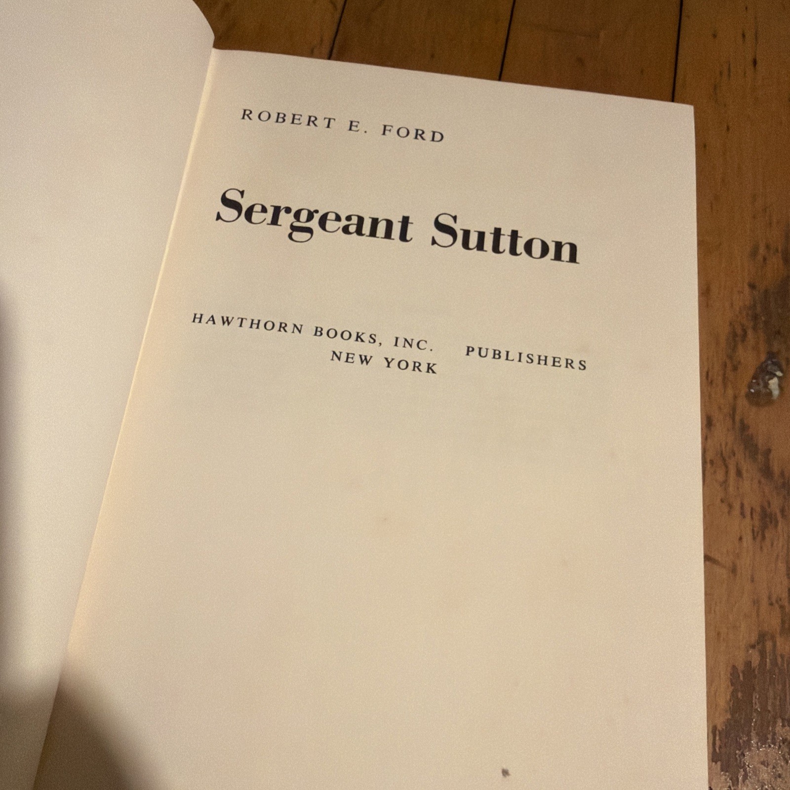 WWII Marines Sergeant Sutton Robert E Ford 1970 HC DJ First Printing WW2 Marines