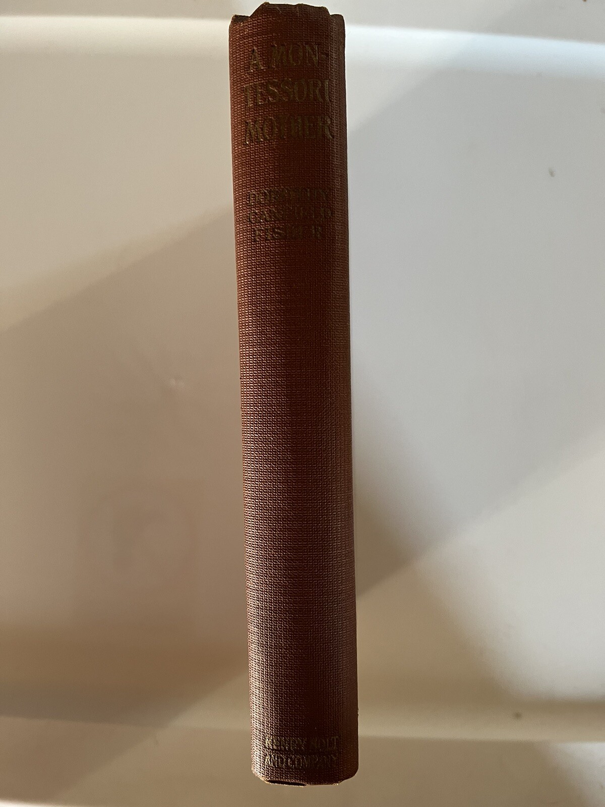 Vintage book A Montessori Mother by Dorothy Canfield Fisher 1916 copyright