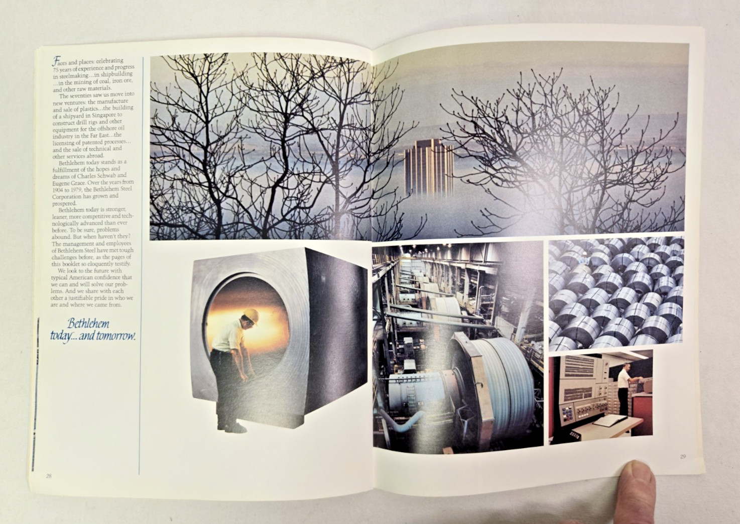 „Recollections“ Celebrating 75 Years Of Bethlehem Steel 1904-80 32 Pages N Mint