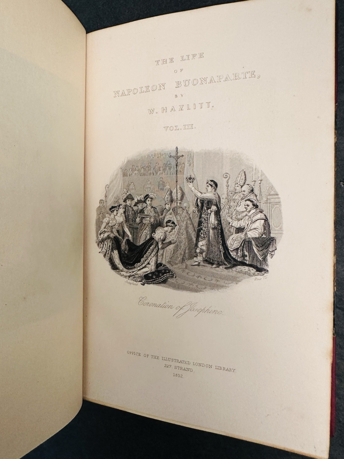 1852 4 Volumes The Life of Napoleon Buonaparte Fine Binding