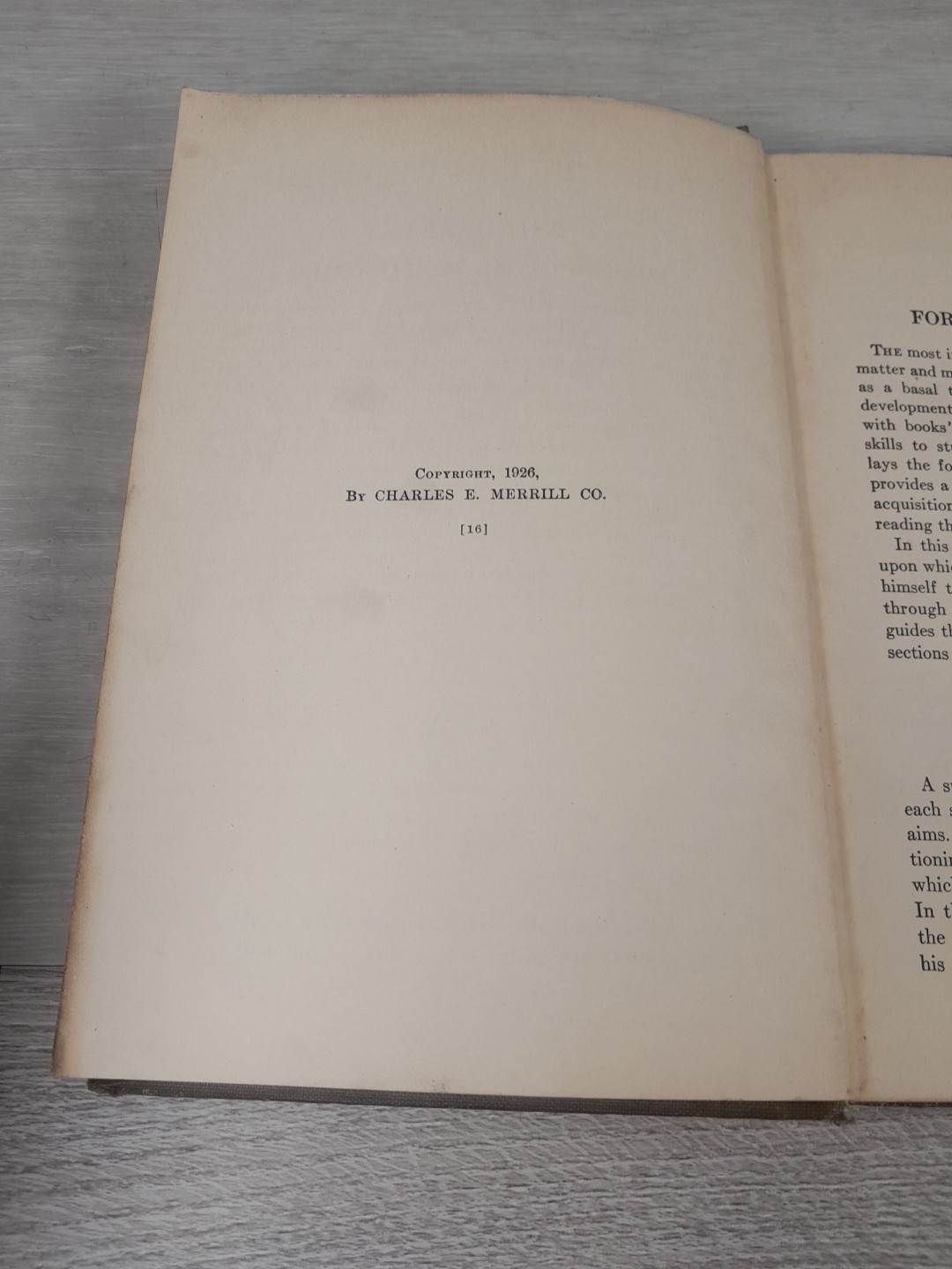 1926 The Study Readers Third Year By Alberta Walker HC First Edition