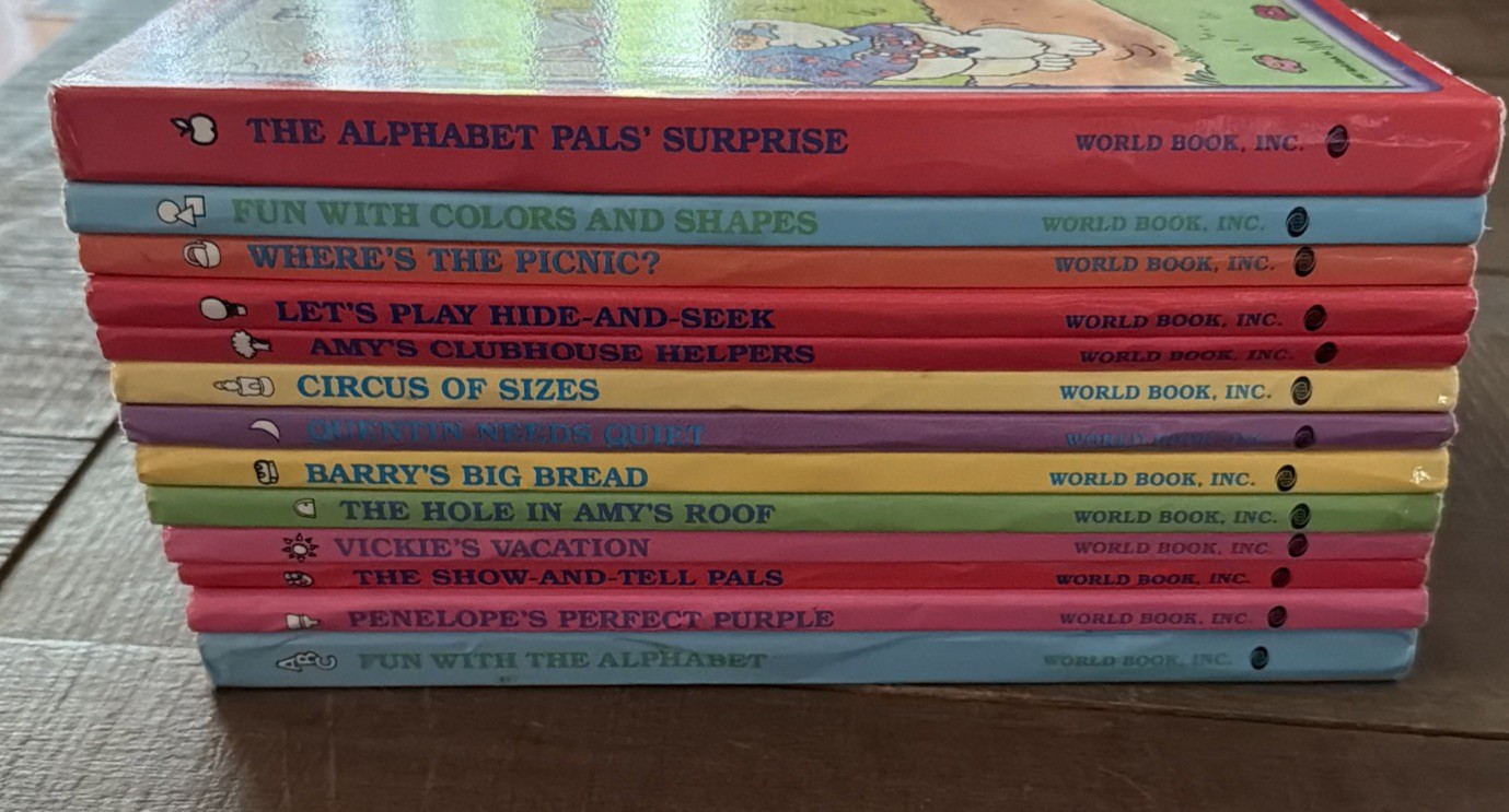 Vintage Lot Of 13 Children’s World Book Inc. Volumes 1987 Hardcover Board Books
