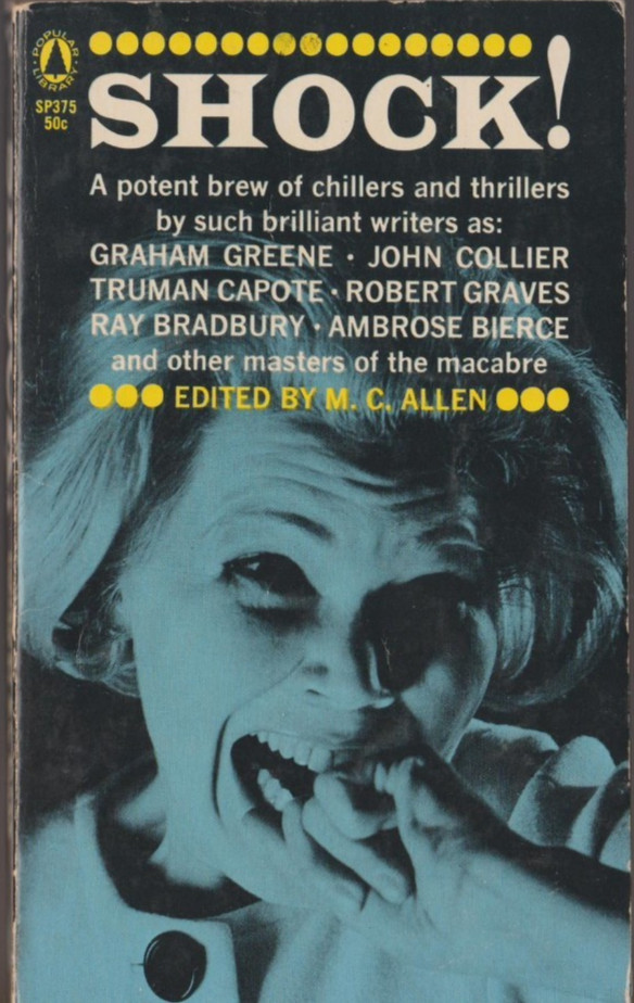 SHOCK! 1965 PAPERBACK BOOK M.C. Allen VINTAGE HORROR THRILLERS