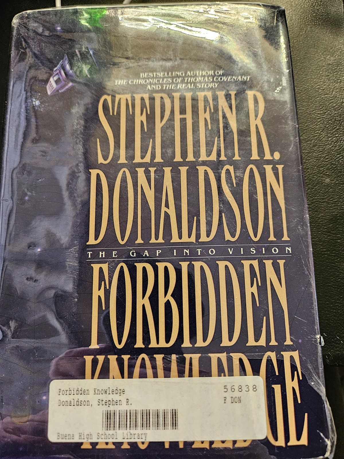FORBIDDEN KNOWLEDGE by Stephen R. Donaldson HC/DJ 1st Ed Sci-Fi Gap Cycle Book 2
