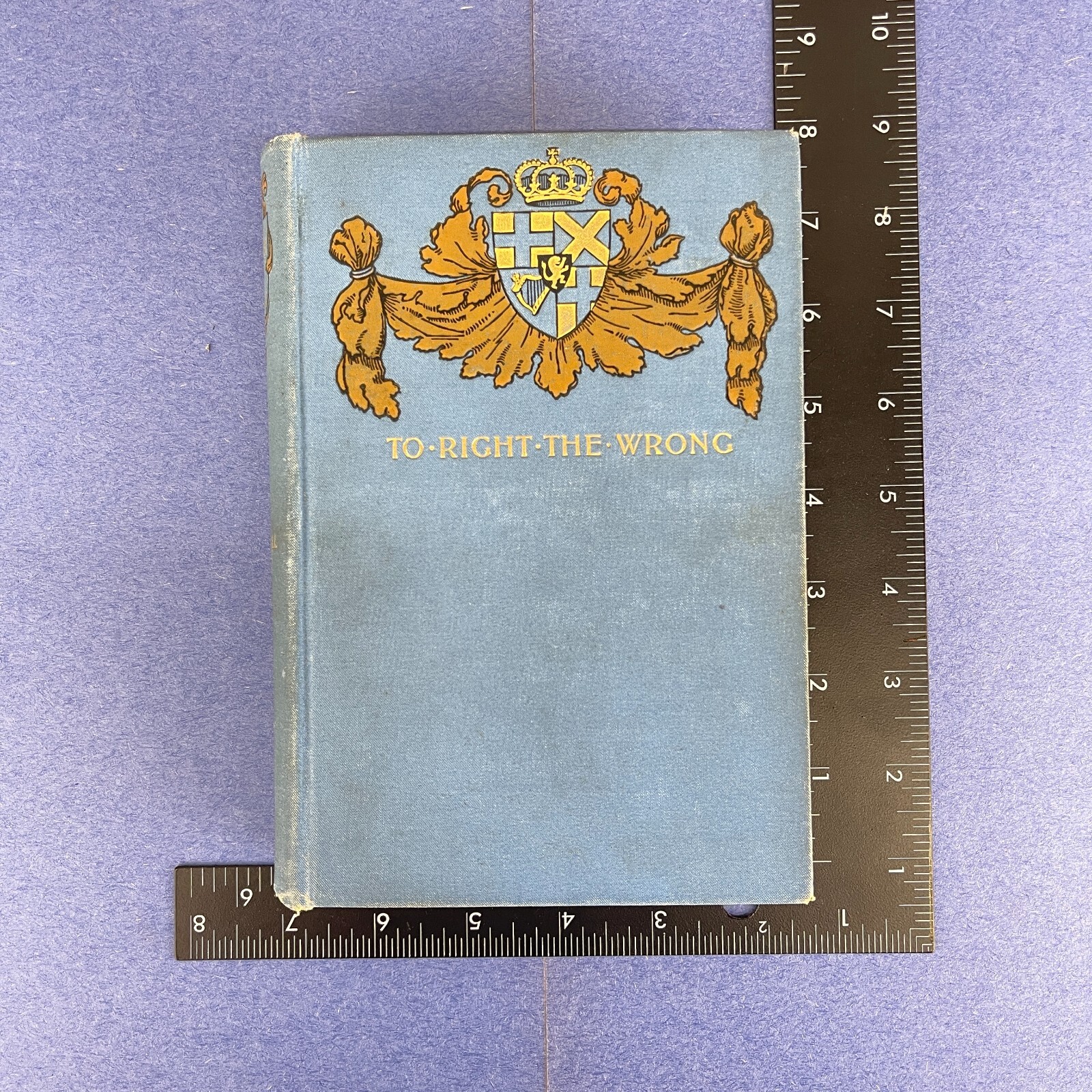 To Right The Wrong by Edna Lyall Antique Illustrated Cloth Hardcover 1894