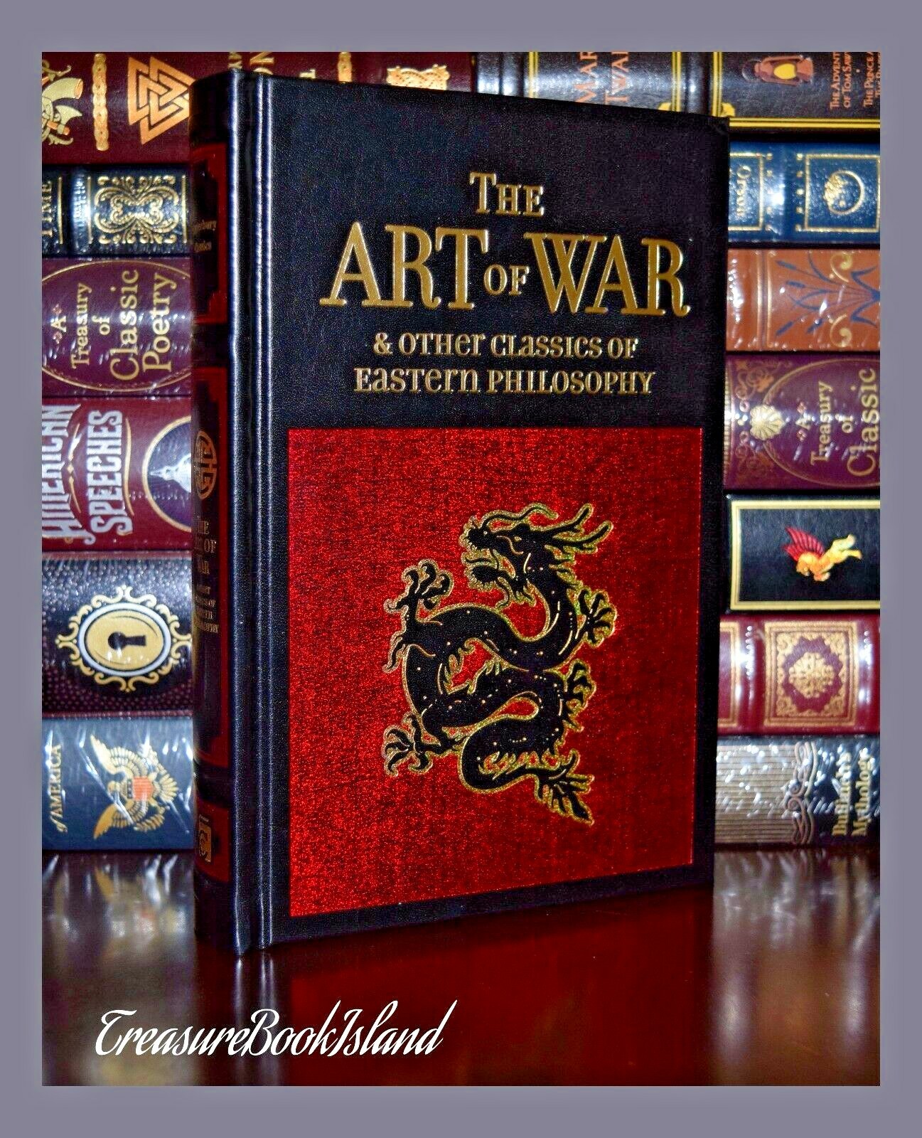 Art of War by Sun Tzu Tao Te Ching Mencius Brand New Leather Bound Hardcover