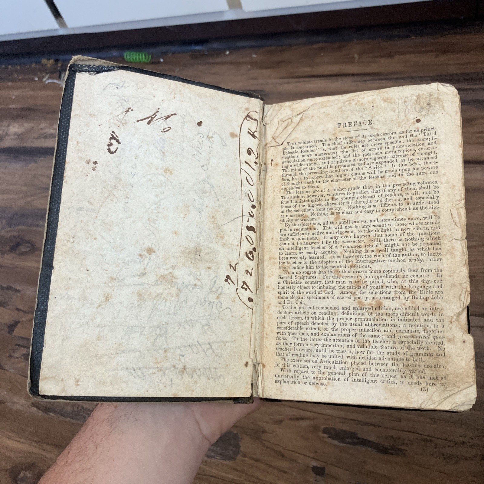 Mcguffeys 4th And 5th Reader Antique( Rough Shape See Description) 19th Century