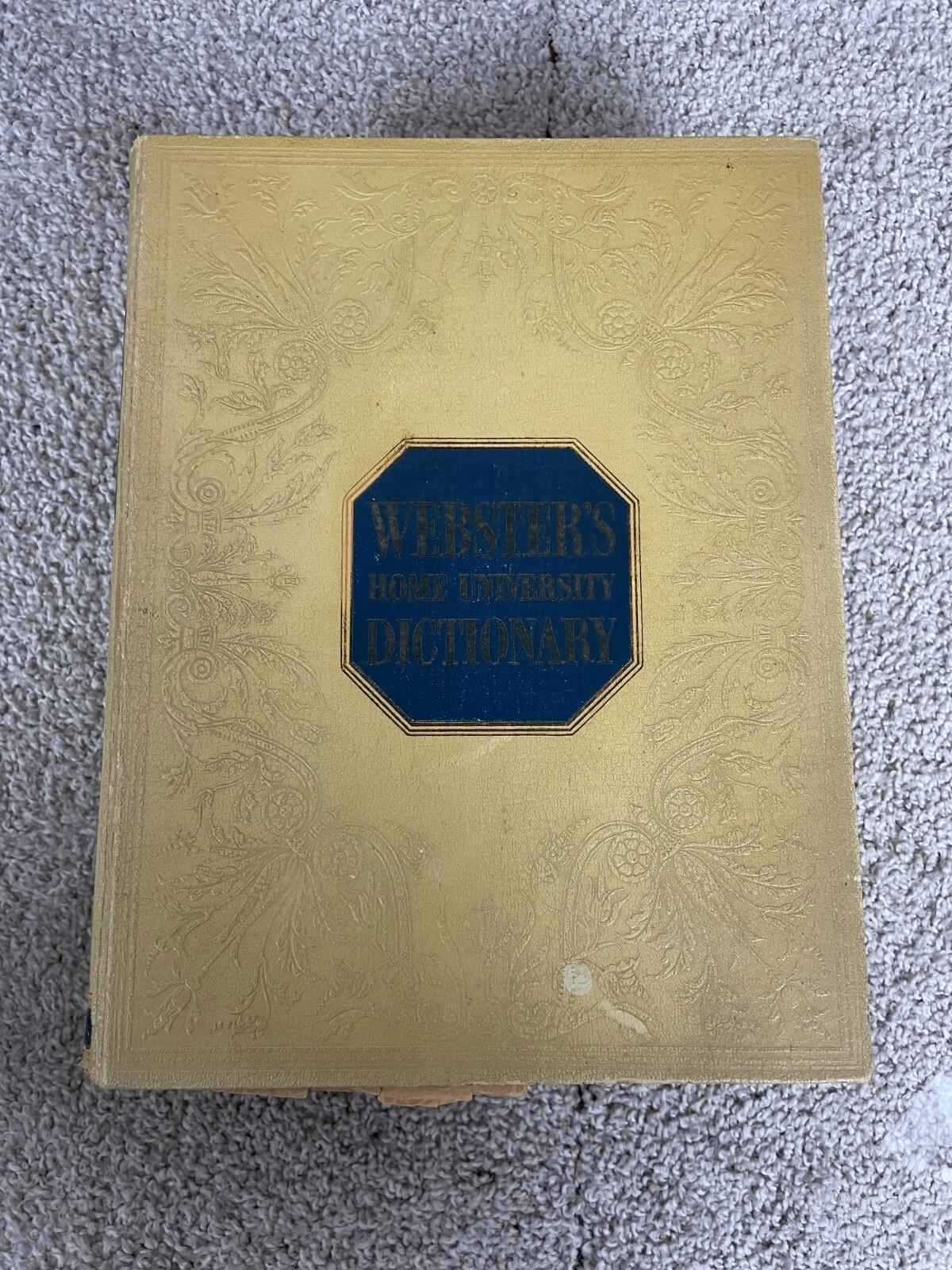 Websters Home University Dictionary Large Type Edition Books Inc 1962 Hardcover