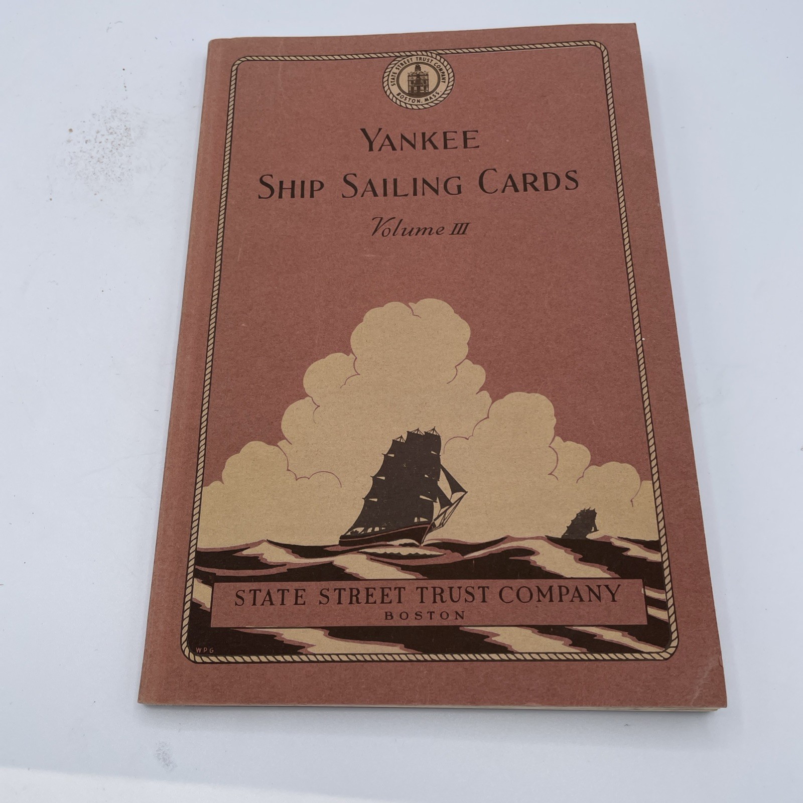 Yankee Ship Sailing Cards State Street Trust Co 1952 Boston MA (#729)