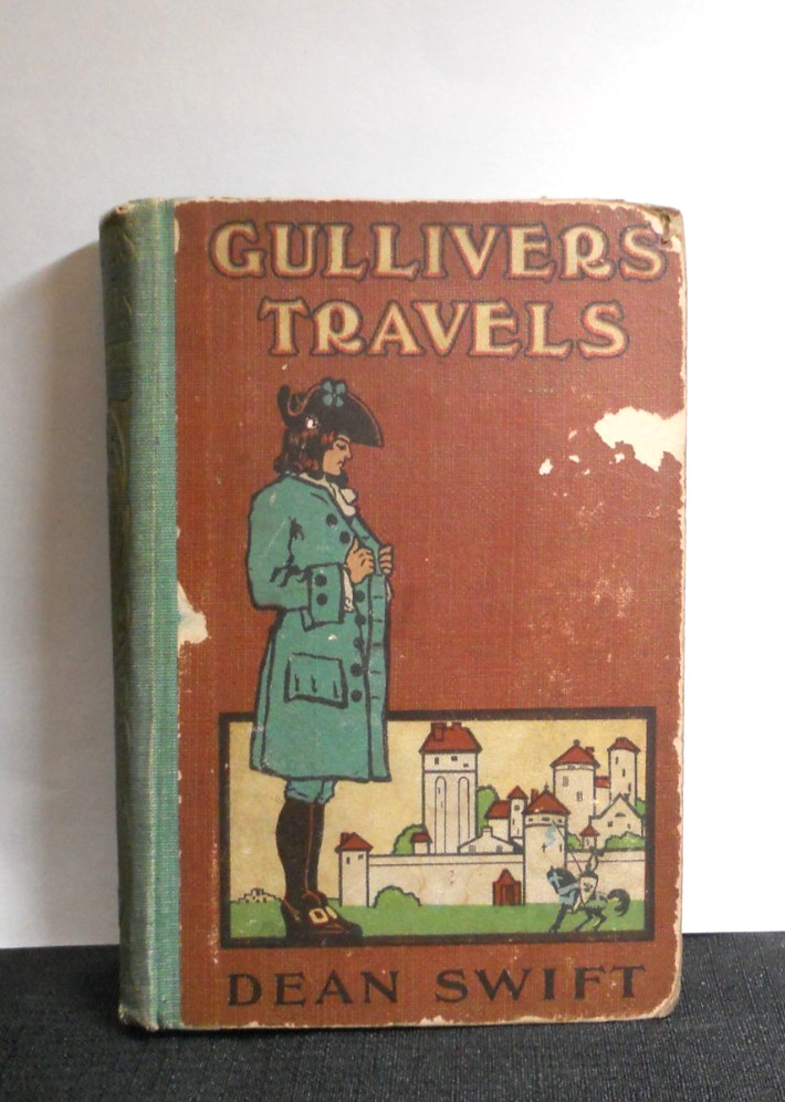 VINTAGE 1901 „GULLIVERS TRAVELS“ BOOK ~DEAN SWIFT