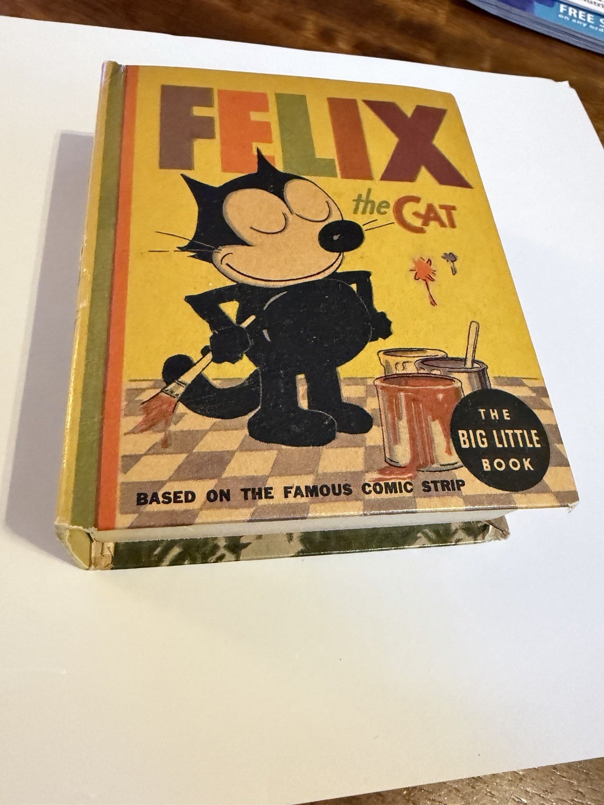1936 Felix the Cat Big Little Book #1129 Highgrade Unread See Pic Defect Spine.