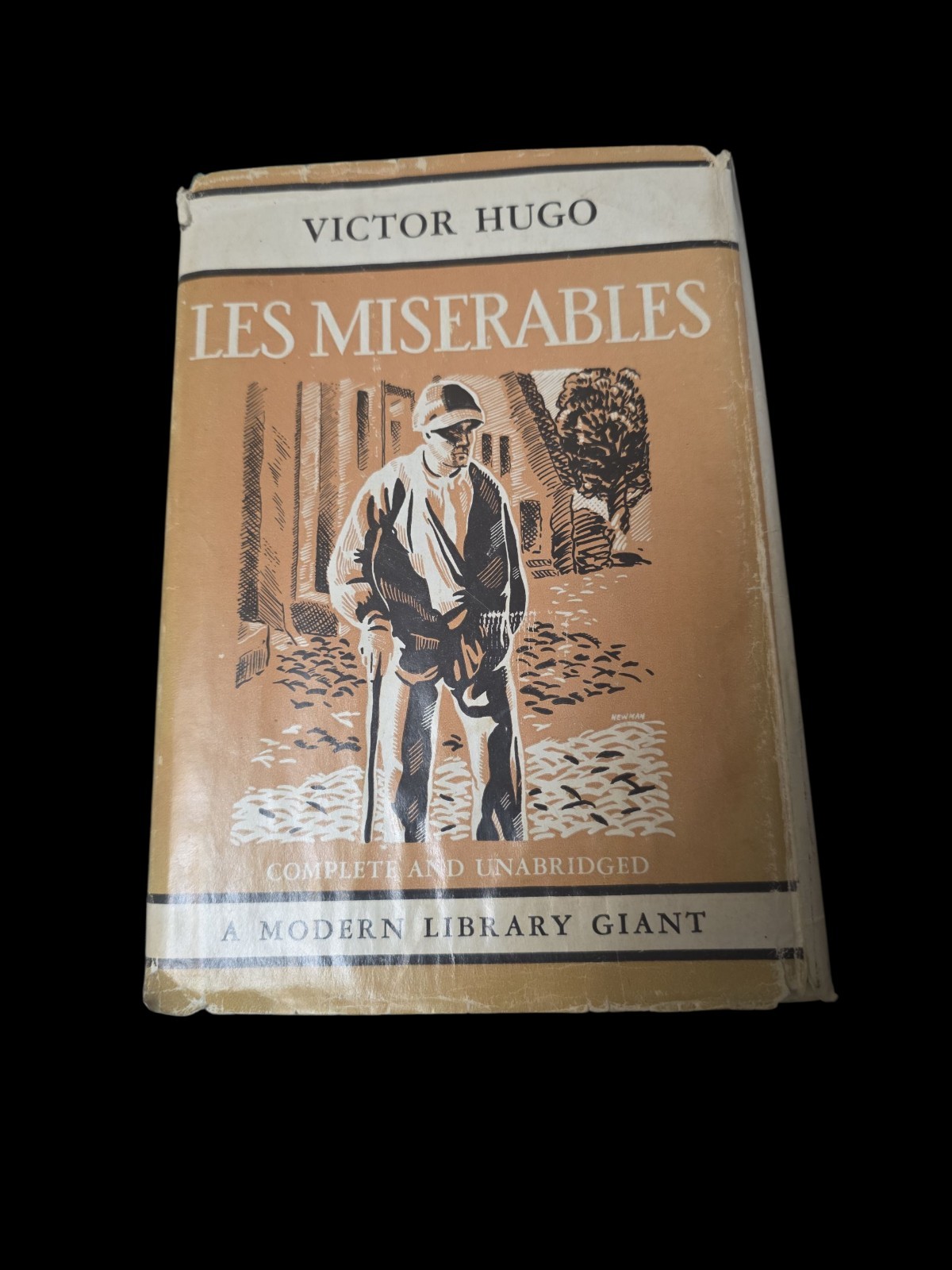 LES MISERABLES Victor Hugo Unabridged Modern Library Giant G3 HC DJ 1940s