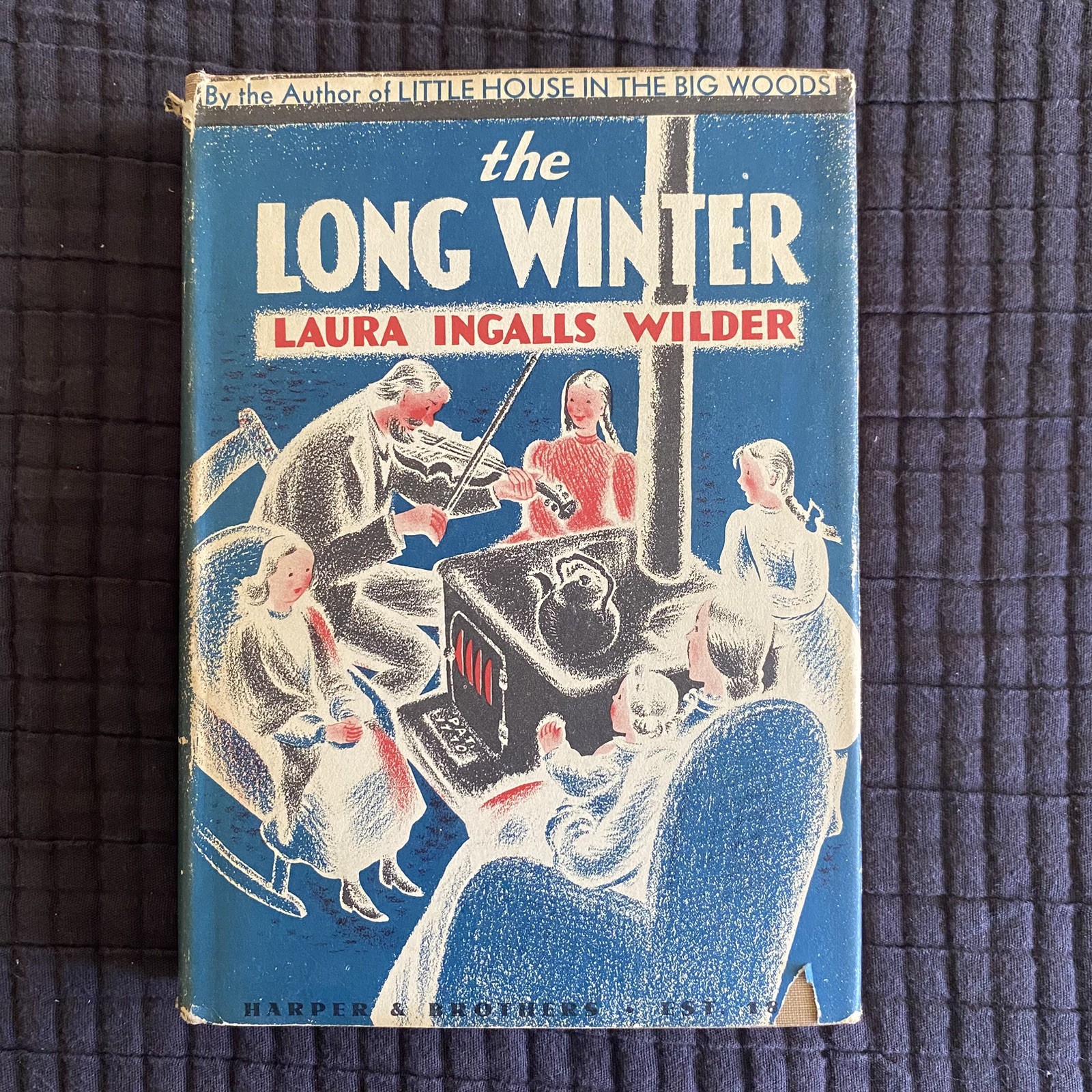 The Long Winter by Laura Ingalls Wilder 1940 Vintage Hardcover With Dust Jacket!