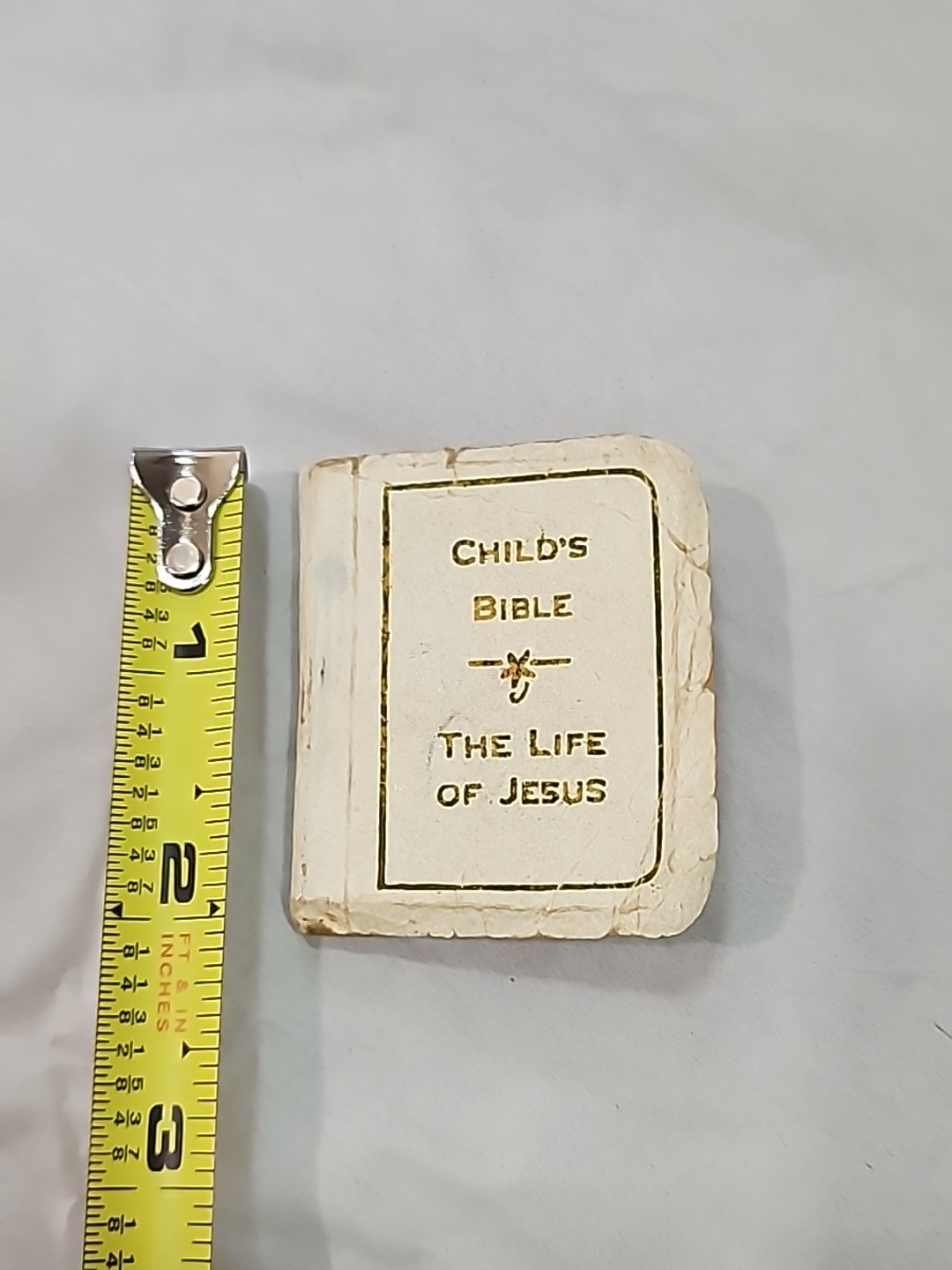 1932 Vintage Miniature Child’s Bible the Life of Jesus G. C. Lipped USA