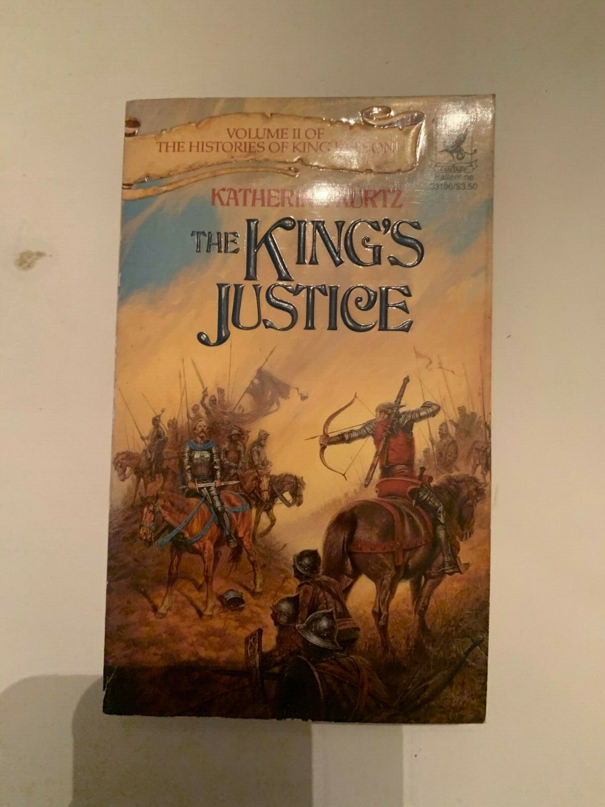 1986 The King’s Justice by Katherine Kurtz Del Rey Paperback