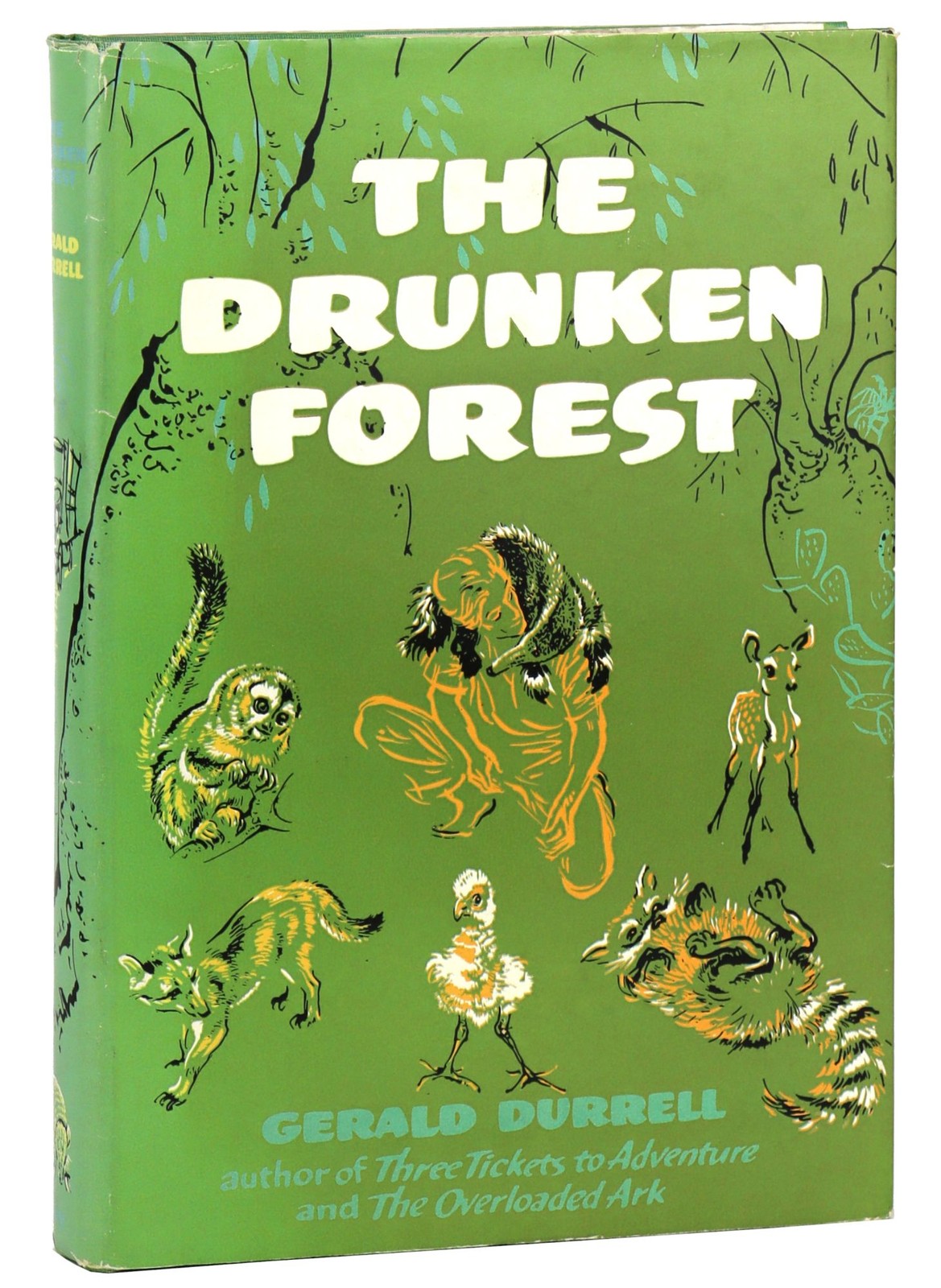 Gerald Durrell, Ralph Thompson [illus] / Drunken Forest / 1st Edition in DJ 1956
