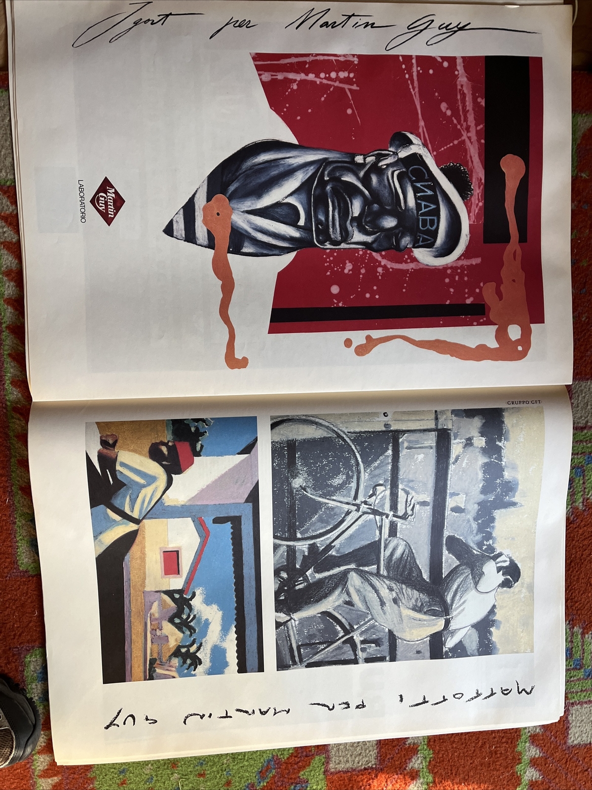 The Manipulator Magazine #14 1988 Aborigines, Art, Photos,, Couture Ads 28×20”