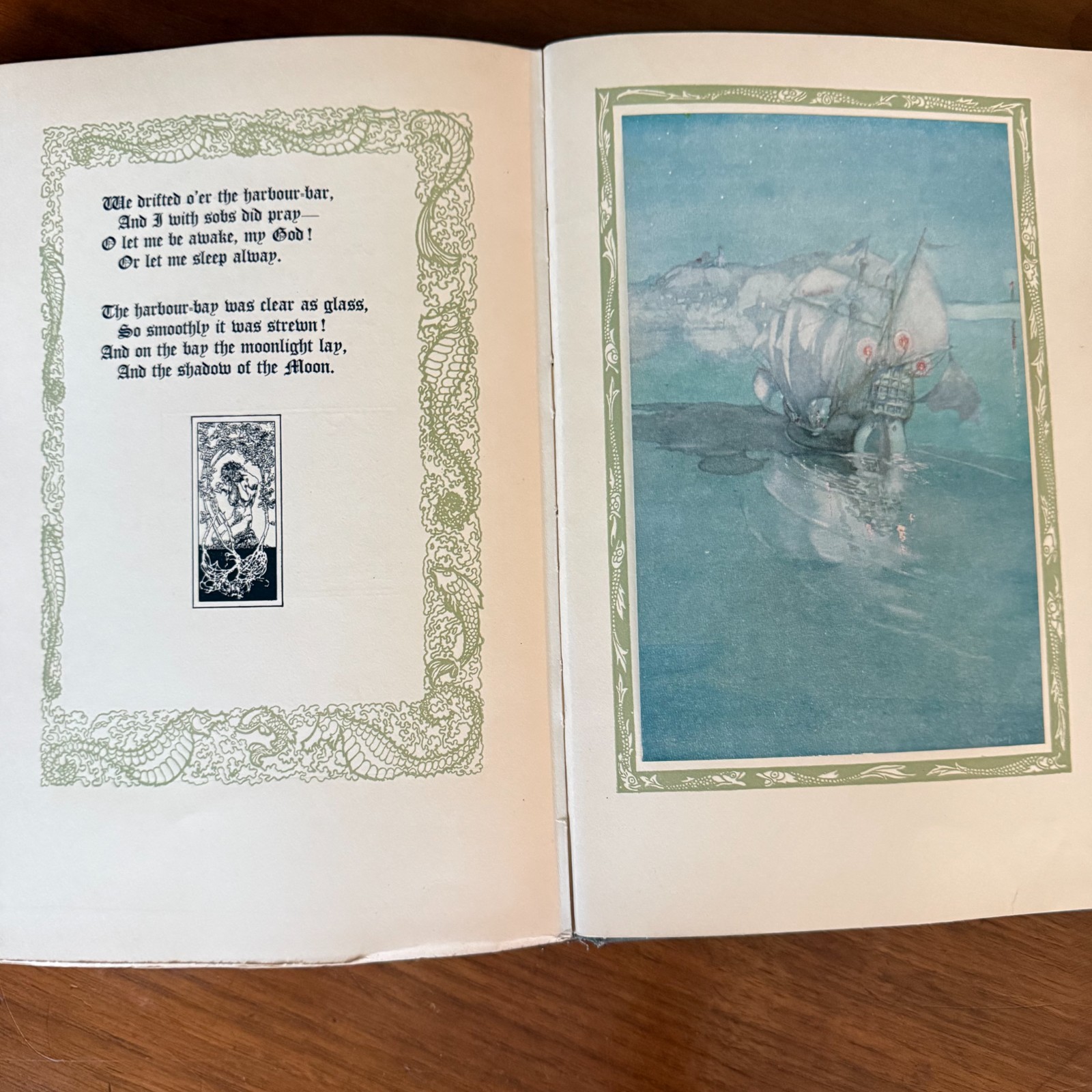 Rare 1910 Willy Pogany Ancient Mariner – COMPLETE 20 Plates Art Nouveau Binding