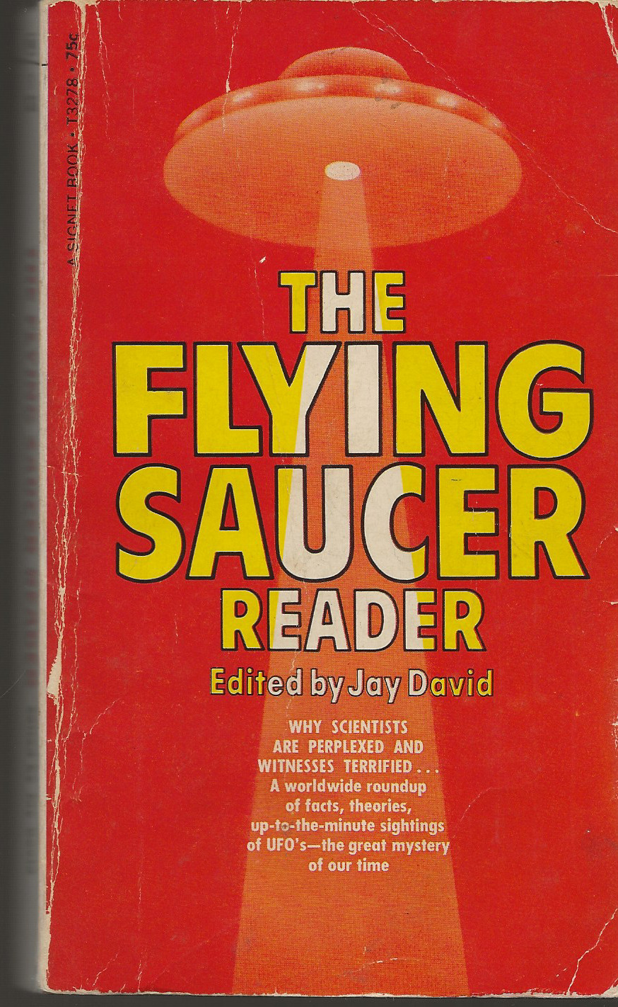 The Flying Saucer Reader Jay David Vintage Paperback 1st Ed 1967 SIGNET UFOlogy